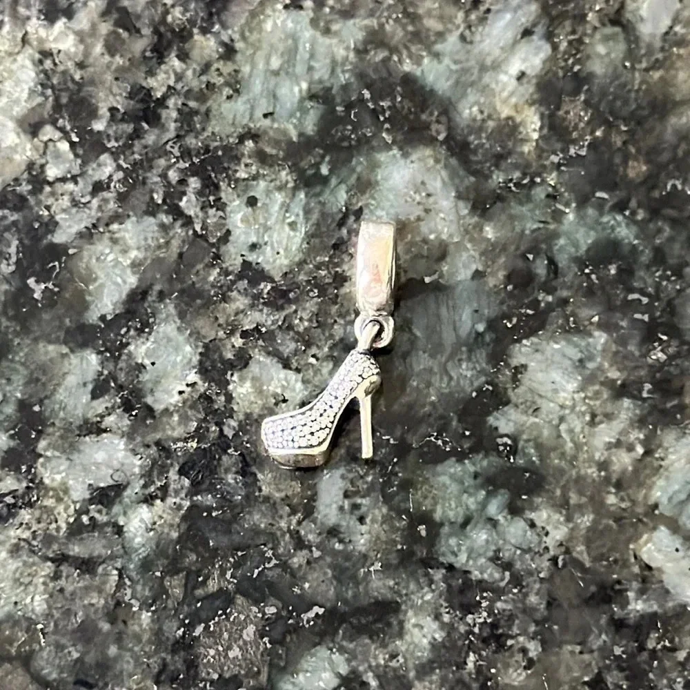 Pandora stiletto swarovski crystals charm